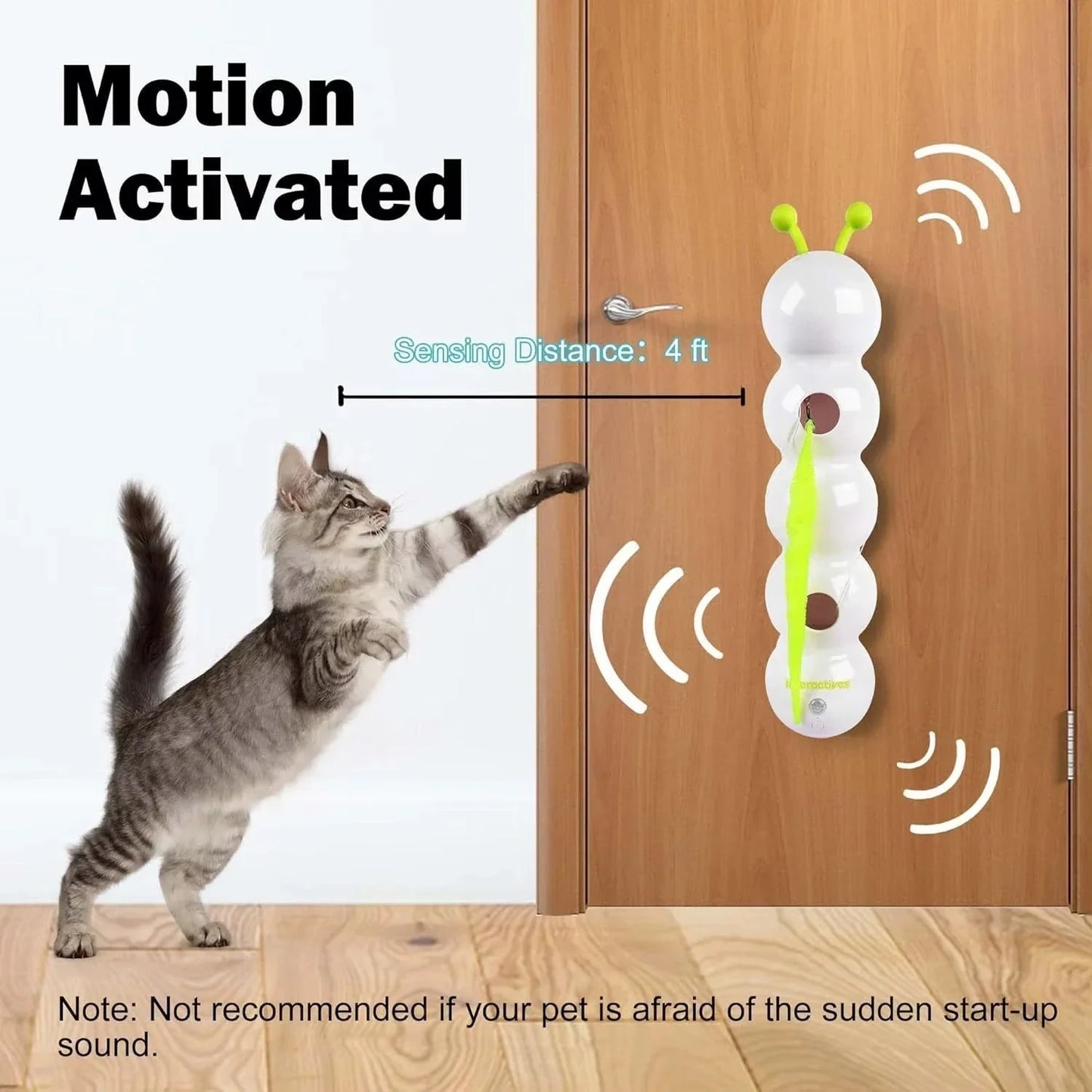 The Toy Pets™ Smart teasing Cat Toy with Tail