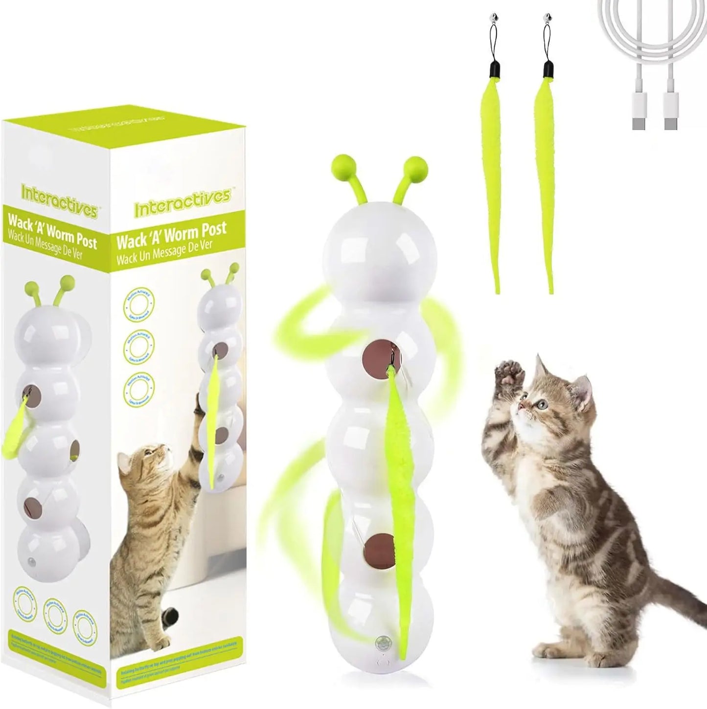 The Toy Pets™ Smart teasing Cat Toy with Tail