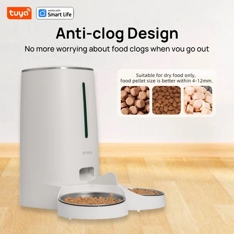 The Toy Pets™ Smart WiFi Feeder for Two Cats