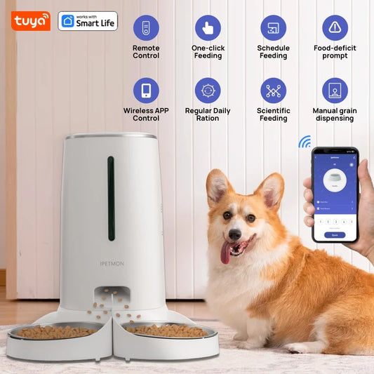 The Toy Pets™ Smart WiFi Feeder for Two Cats